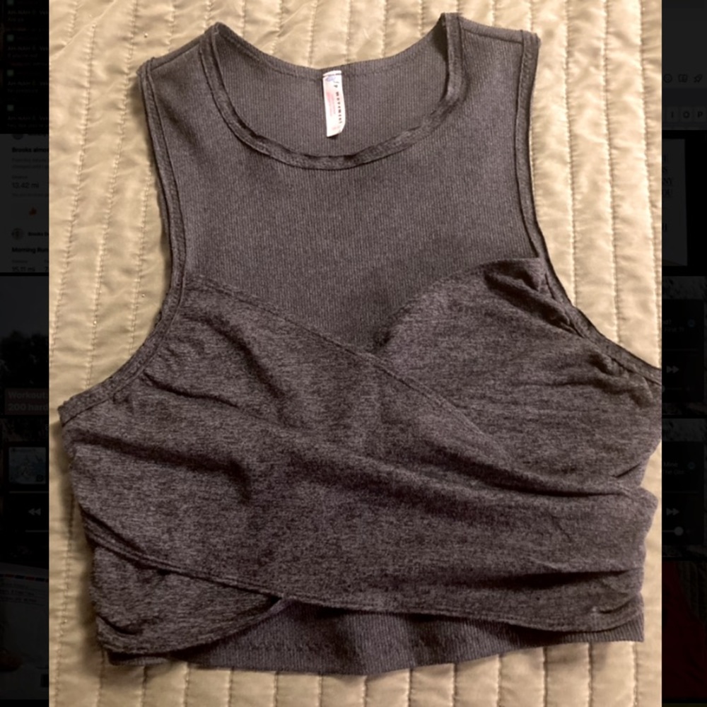 Free people crop yoga tank